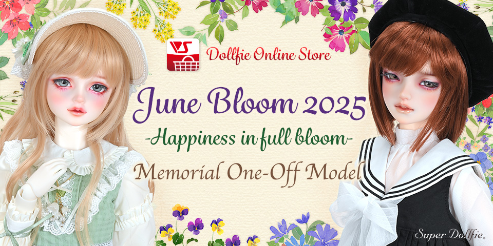 June Bloom 2025 オンラインストア SDメモリアルワンオフモデル抽選