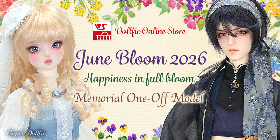 June Bloom 2026 オンラインストア SDメモリアルワンオフモデル抽選