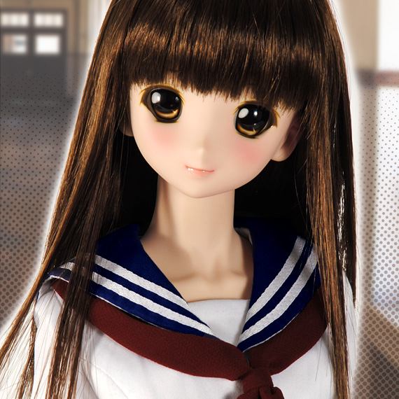 セーラー服ドール 1/4,MDD,MSD セーラー服セット 水色 ドルフィードリーム ドール服 オーダー