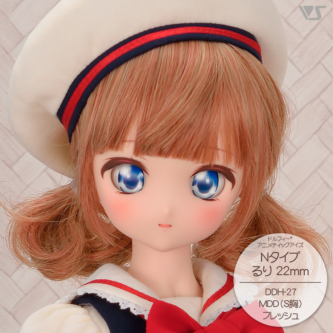 【即納超激得】ボークス DDH-27 カスタムヘッド ＋ アイ セミホワイト肌 MDD DD DDS DDdy DDP Dollfie Dreamドルフィードリーム VOLKS ボディ パーツ