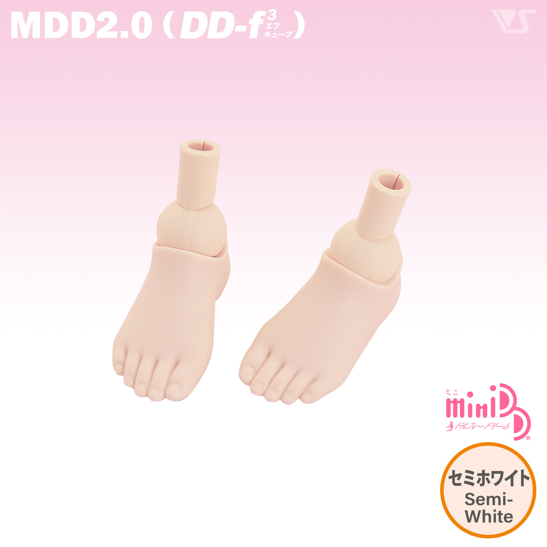 MDD2.0（DD-f3）-FO-SW 足首パーツ / セミホワイト
