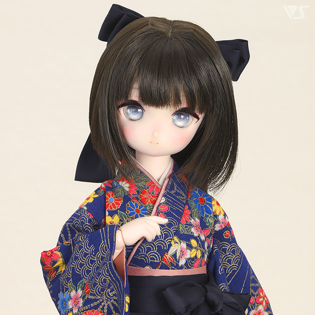 華やか袴セット（藍色）・ミニ
