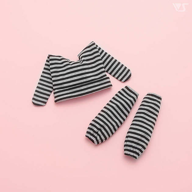 うさみみ帽子＆レッグカバーセット（灰）