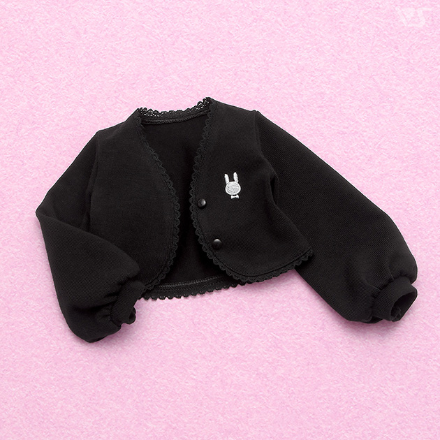 うさ刺繍ニットボレロ