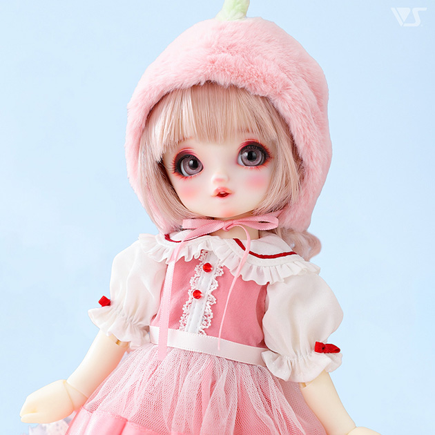 さくらんぼドレスセット（ピンク）・ちび