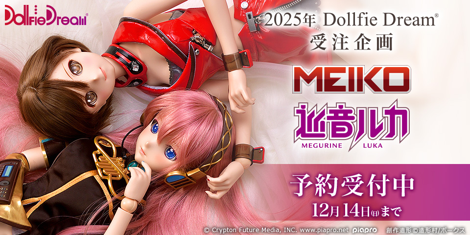2025年DD受注企画 DD 巡音ルカ 2.0 & DD MEIKO 2.0